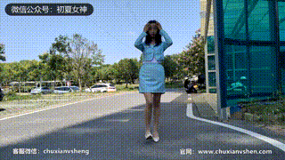 【初夏女神 】NO.022 点点 浅蓝正装封面图