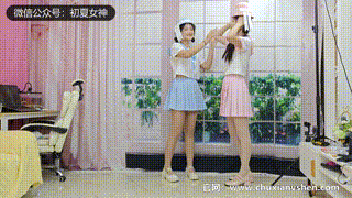 【初夏女神 】No.283 安妮、幺幺 粉蓝双花