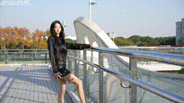 【足愉心】 NO.020 云悦（搭配：黑色衬衫、皮裙、高跟鞋、裸足）-横板