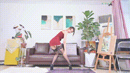 【SSA丝社】 短片 NO.306 淑贞 暗红短裙