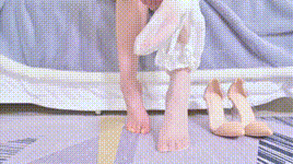 【SSA丝社】 短片 NO.363 梓琦 白色吊带一体丝袜