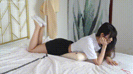 【物恋传媒】第1018期：猫耳-高邦帆布鞋、白色棉船袜_1封面图