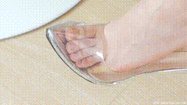 【物恋传媒】第2325期：嘟嘟-透明高跟鞋、高跟凉鞋、白船袜、裸足封面图