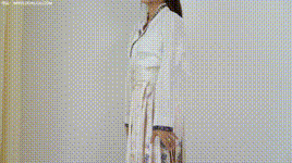 【物恋传媒】第2410期：泡泡-汉服、平底鞋、白棉袜、白船袜、薄肉丝