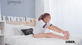 【Limerence】NO.034 水密桃味女孩小艾啾啾体育服热身大秀裸足封面图